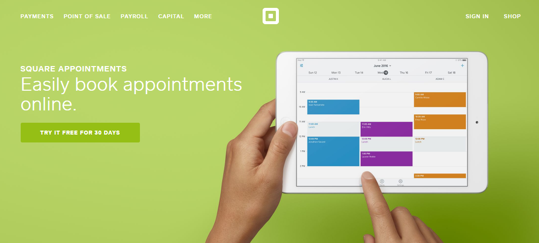 Online Scheduling Software - Square Appointments