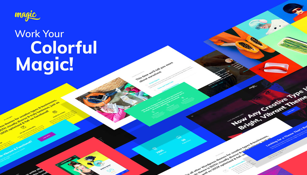 Add Vibrant Colors to your Business with Magic – Multipurpose Creative WordPress Theme