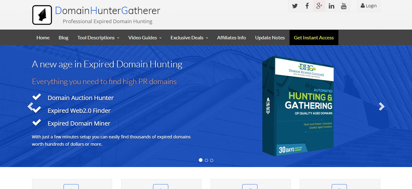 Domain Hunter Gatherer examen