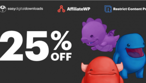 Black Friday Deal For Easy Digital Downloads, AffiliateWP & Restrict Content Pro
