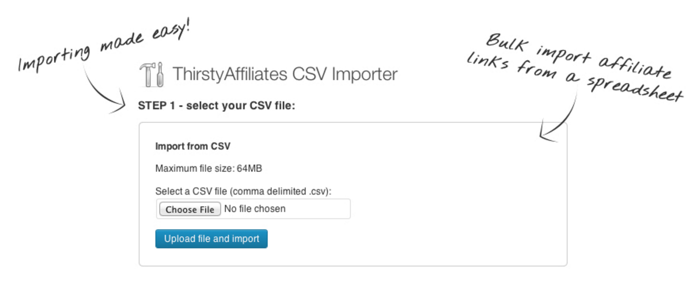 Affiliate-link-CSV-importer