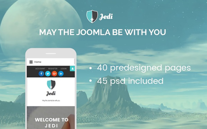 Jedi - Multifunctional Joomla Template