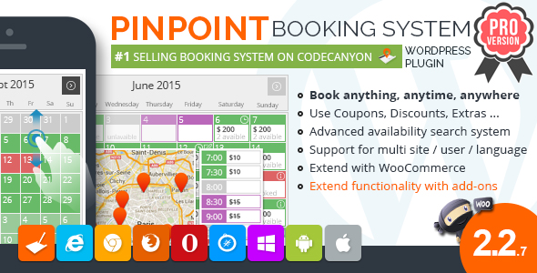 Pinpoint Booking System PRO booking wordpress plugin