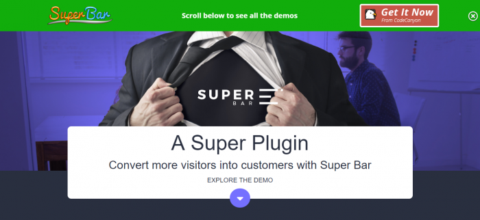 Thông báo Superbar -WordPress Plugin