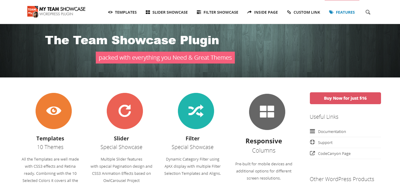 My Team Showcase - WordPress Management Plugin