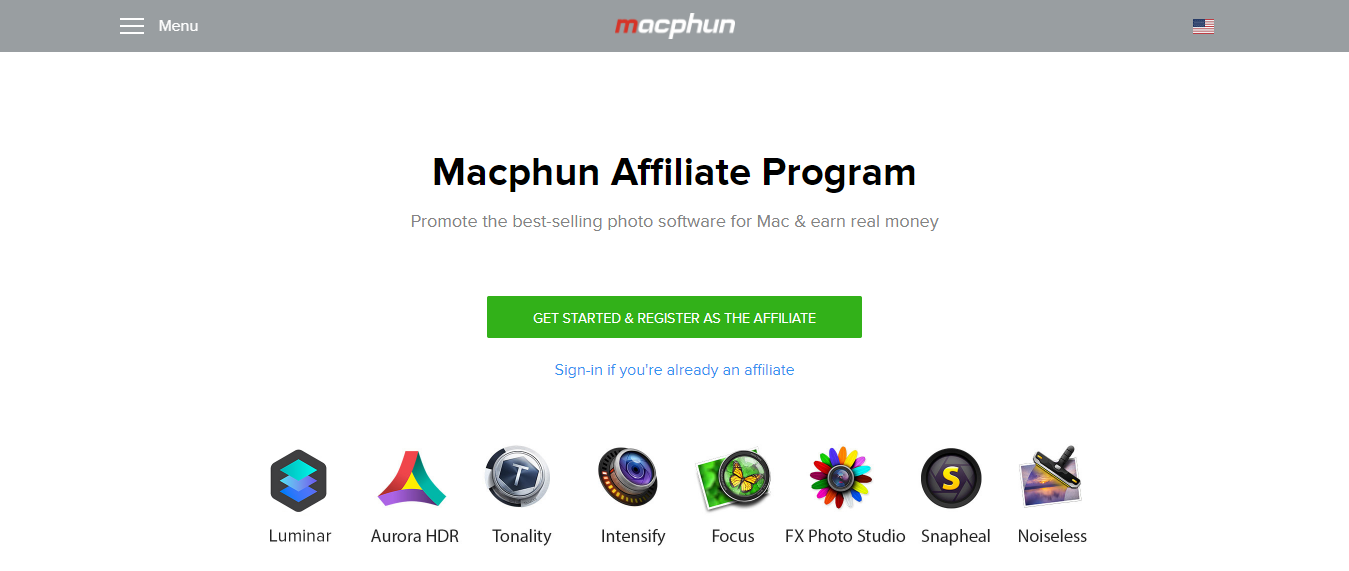 Programme d'affiliation de logiciels - Macphun