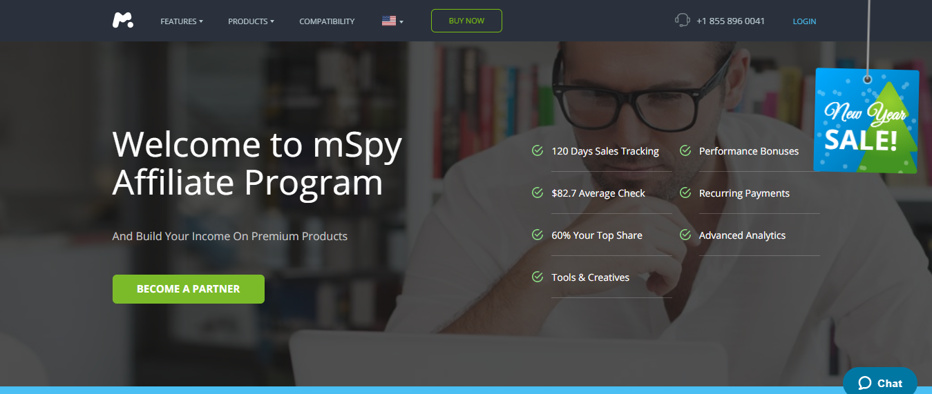 Programme d'affiliation logiciel - mSpy