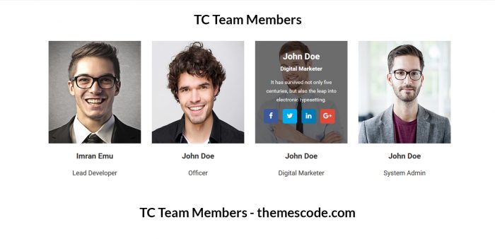 TC Team Members - Team Management Plugin