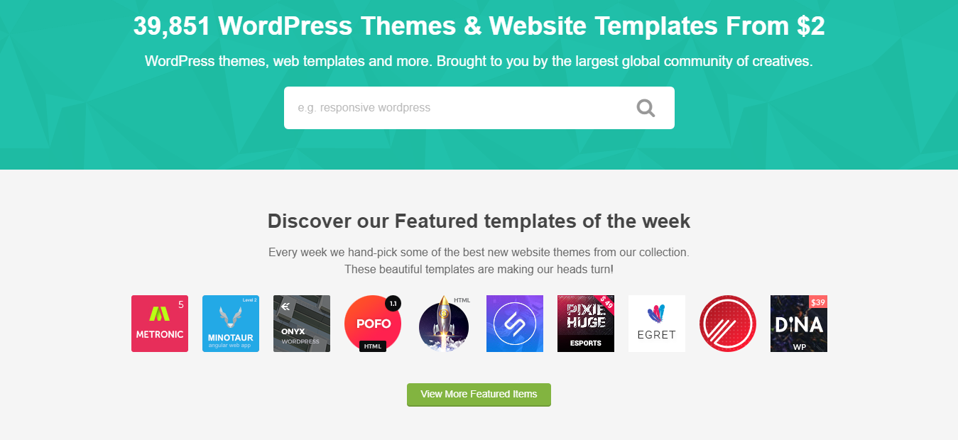 ThemeForest Web design affiliate