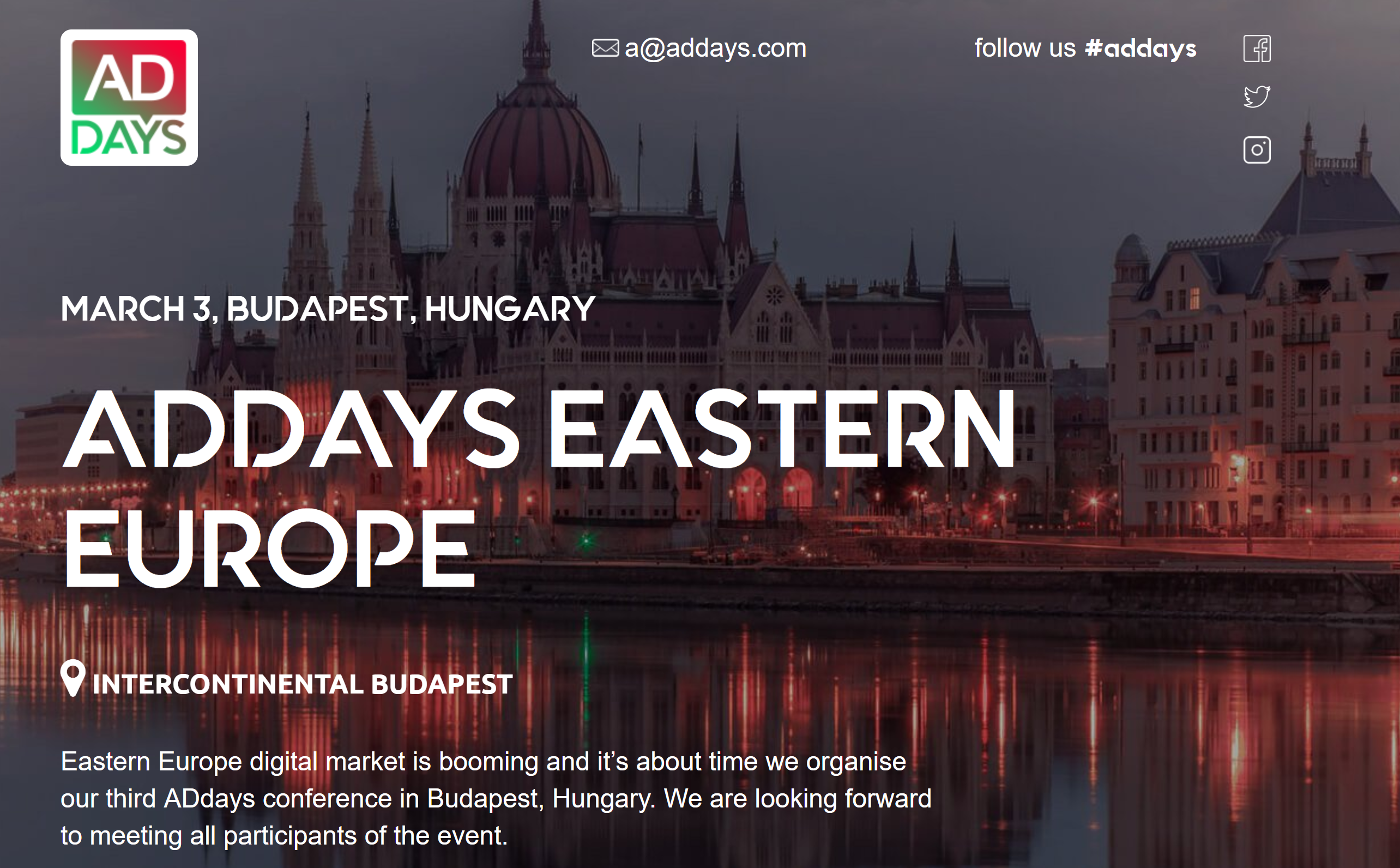 addays europe budapest event