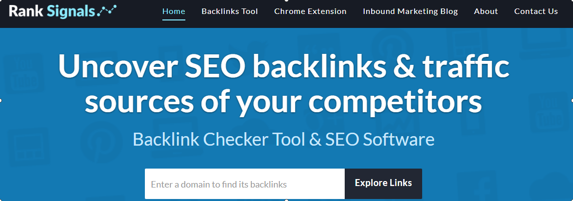 Rank Signals- Backlinks Checker Tools