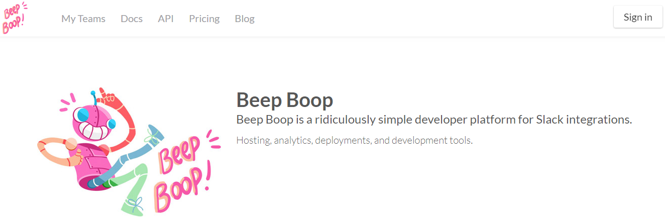 Beep Boop - outil pour créer le meilleur Chatbot