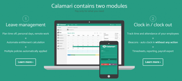 Calamari Review - Leave management and attendance tracking system