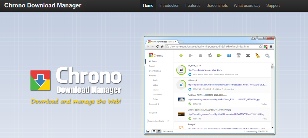 Chrono- Download Manager