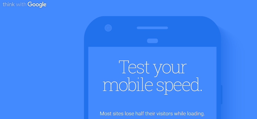 Strumento di test della velocità di Google Mobile