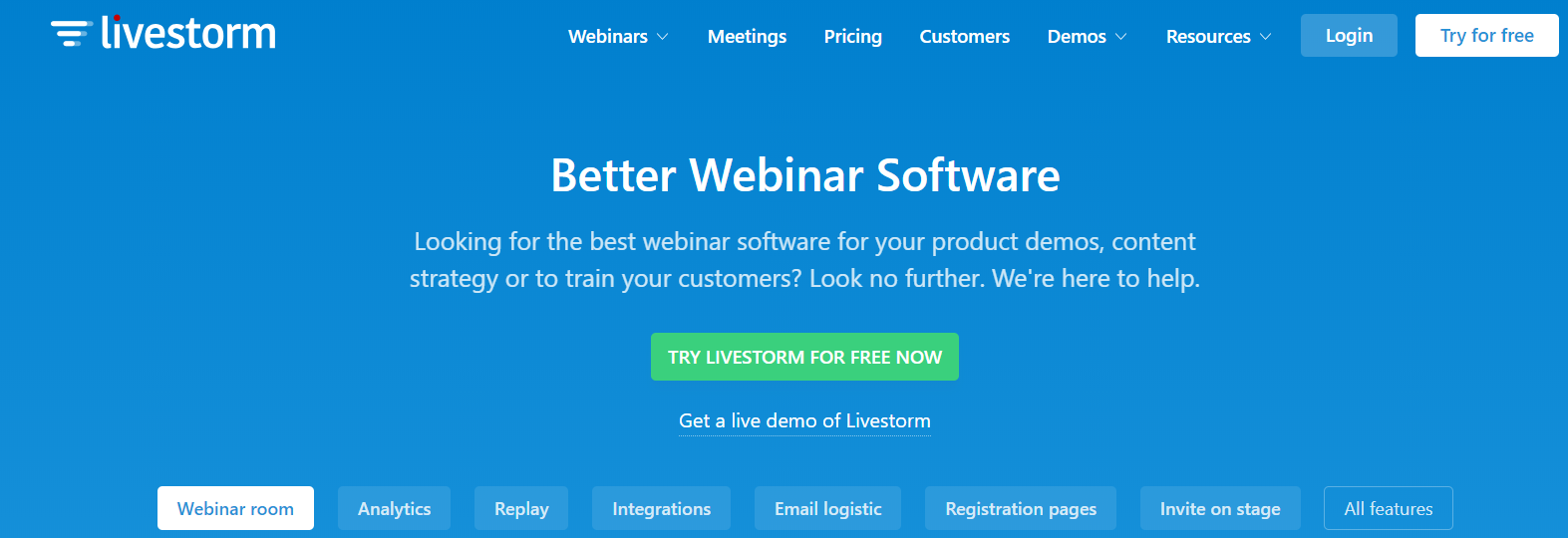 Livestorm - Miglior software per webinar