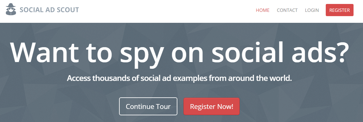 Social Ad Scout - Hulpprogramma voor spionage van Facebook-advertenties