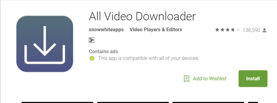 All Video Downloader- Facebook Video Dwonaloder