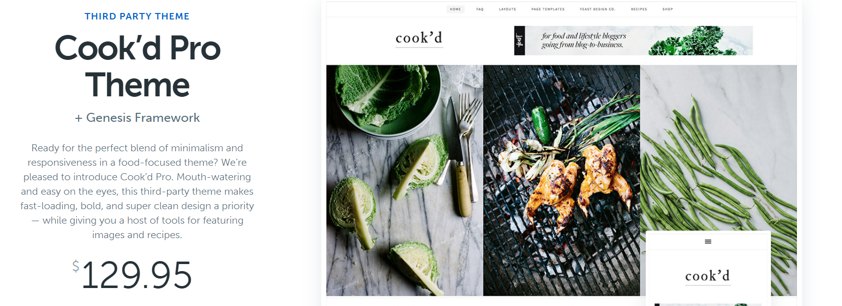 Cook d Pro -WordPress Blog Themes
