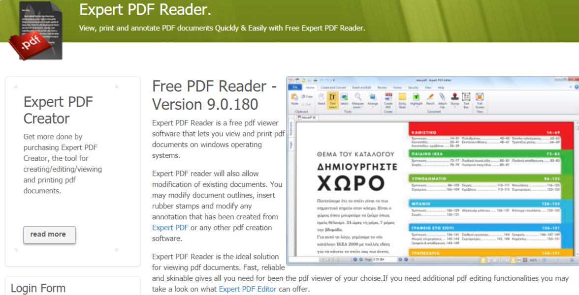 Expert PDF Reader- PDF Reader for Windows OS