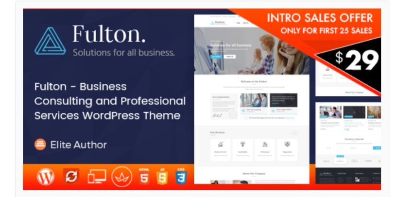 Fulton- WordPress Business Themes