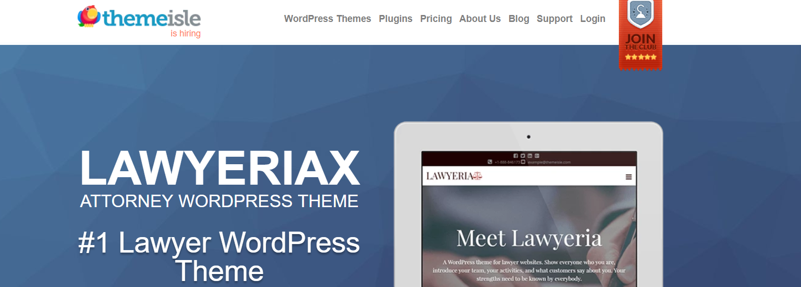 LawyeriaX Lawyer - WordPress Business Themes