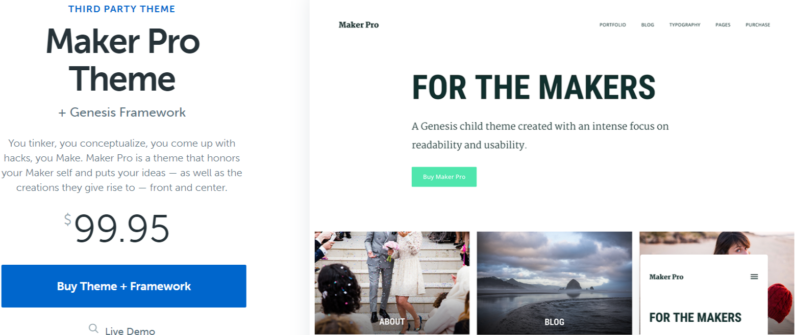 Maker Pro- WordPress Blog Themes