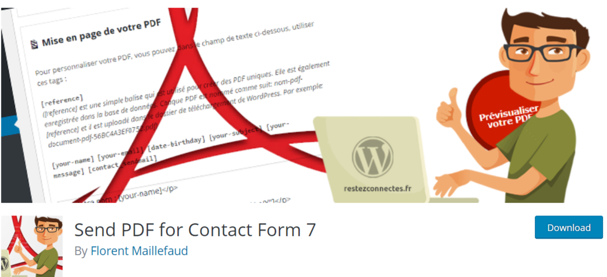 Send PDF for Contact Form 7 — WordPress PDF Viewer Plugins