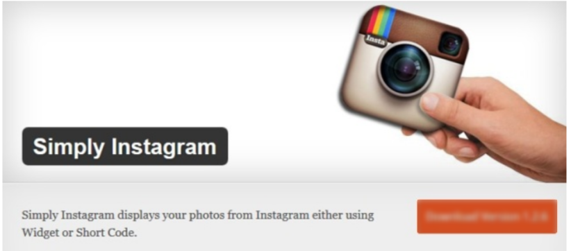 Simply Instagram- WordPress Instagram Plugins 