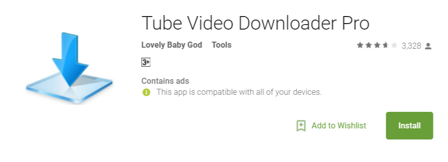 Tube Video Downloader Pro - Téléchargement de vidéos Facebook