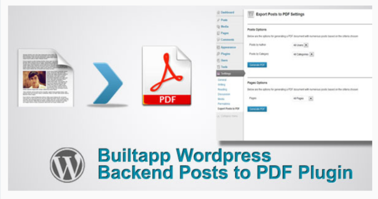 WordPress Backend Posts - WordPress PDF Viewer Plugins