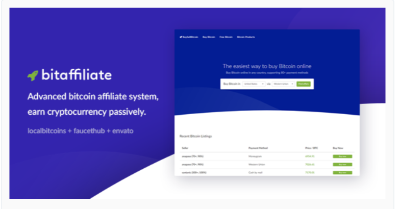 Bitcoin Affiliate System - Cryptocurrency WordPress Plugins