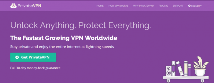 PrivateVPN - Best VPN For Syria
