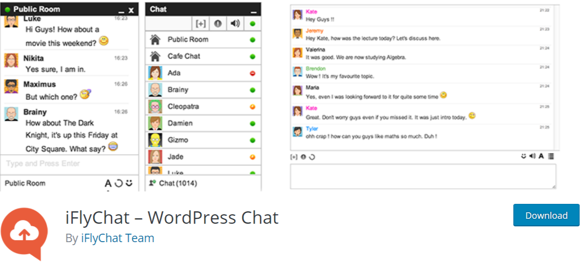 iFlyChat – Chat WordPress – Miglior BuddyPress plugins