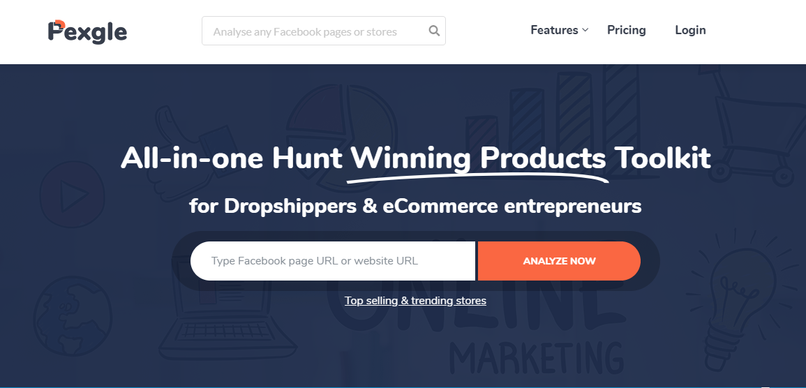 Pexgle- Find Winning Shopify Products