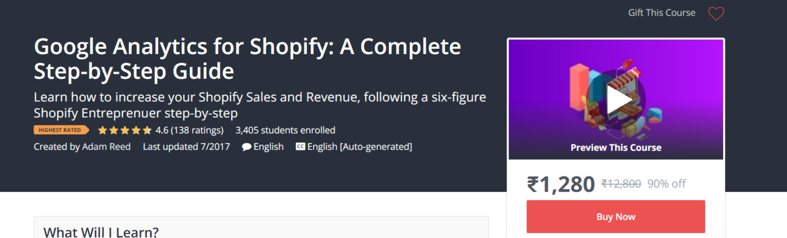 Google Analytics cho Shopify- Tìm các sản phẩm Shopify chiến thắng