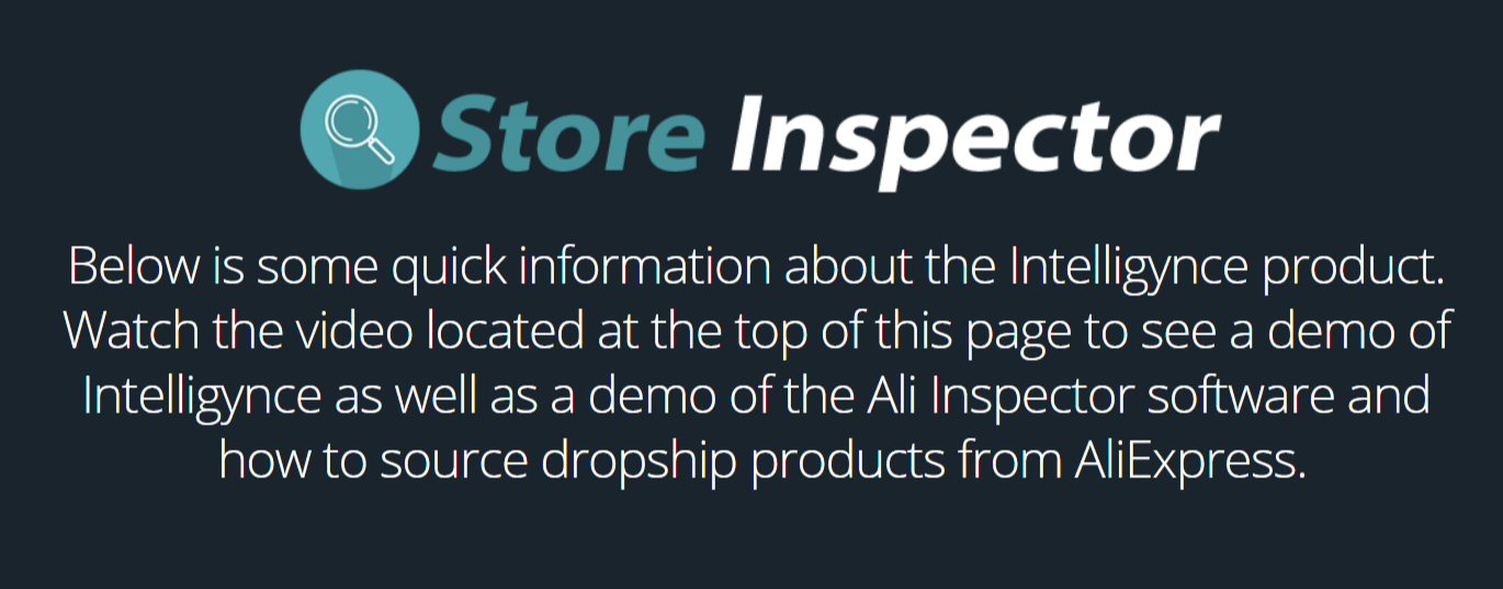 Intelligynce Review- Store Inspector