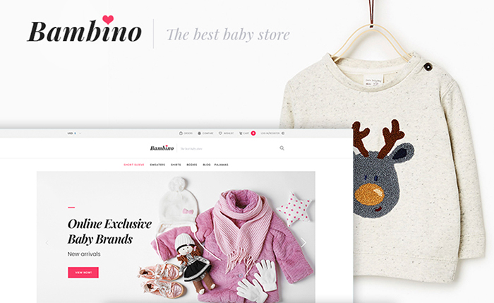 Bambino - Chủ đề WooCommerce đáp ứng cho Baby Store