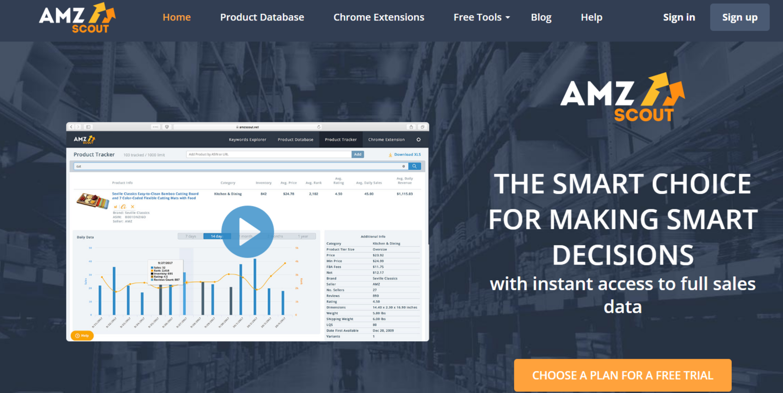 AMZScout Review - Amazon Product Trends Research Tool