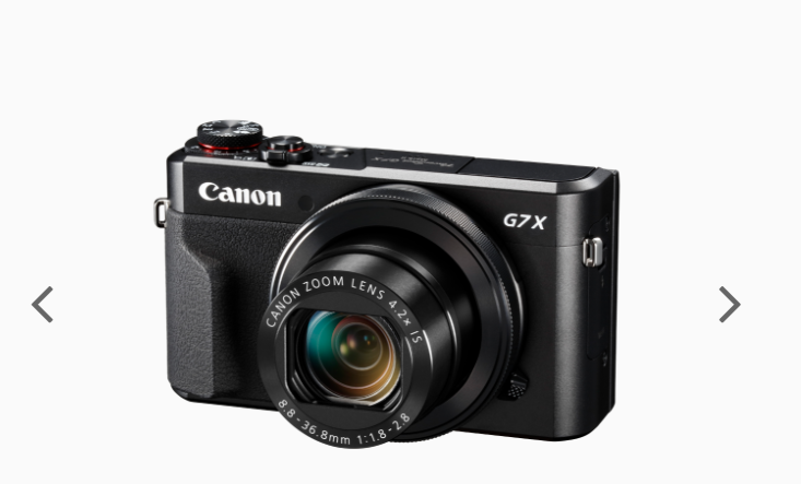 CANON Powershot G7X- Vlogging equipment for bloggersideas