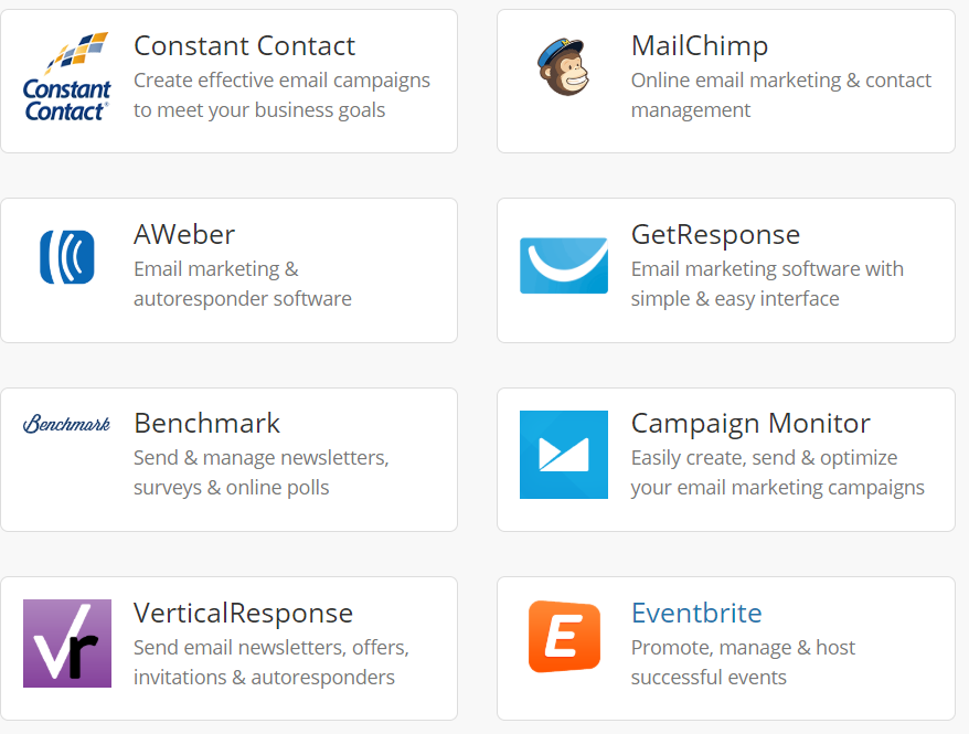 Wishpond Review- Email Marketing Integrations