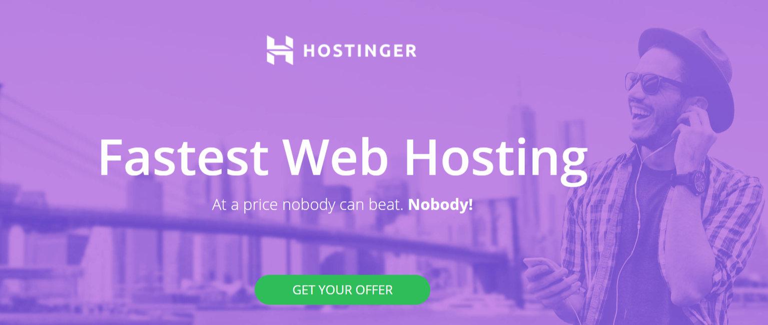 Hostinger- best woocommerce hosting provider