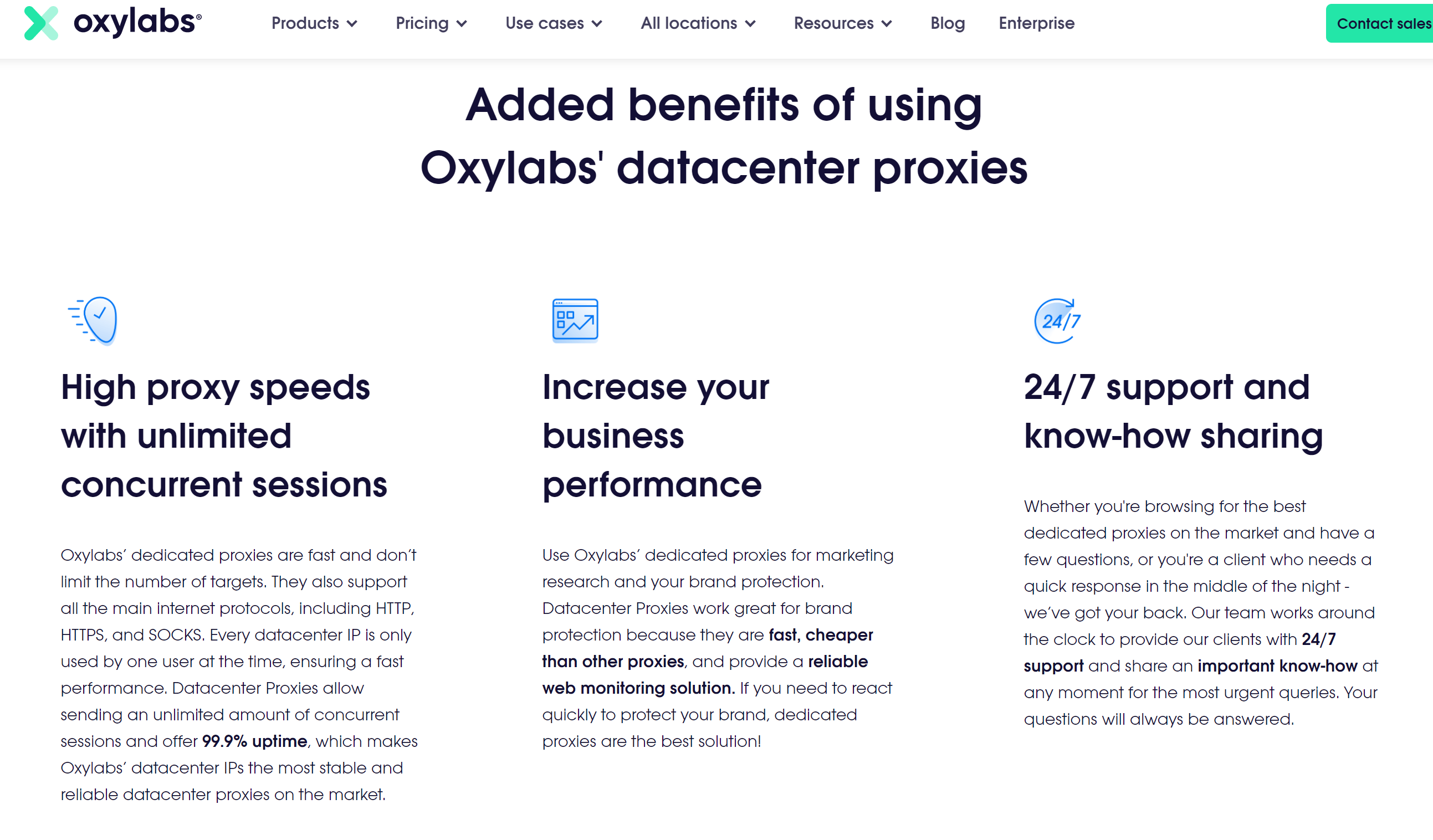 Avantages d'Oxylabs et avis d'Oxylabs