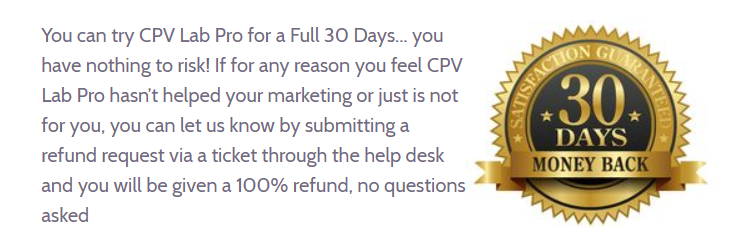 CPV Lab Review- Money Back Guarantee