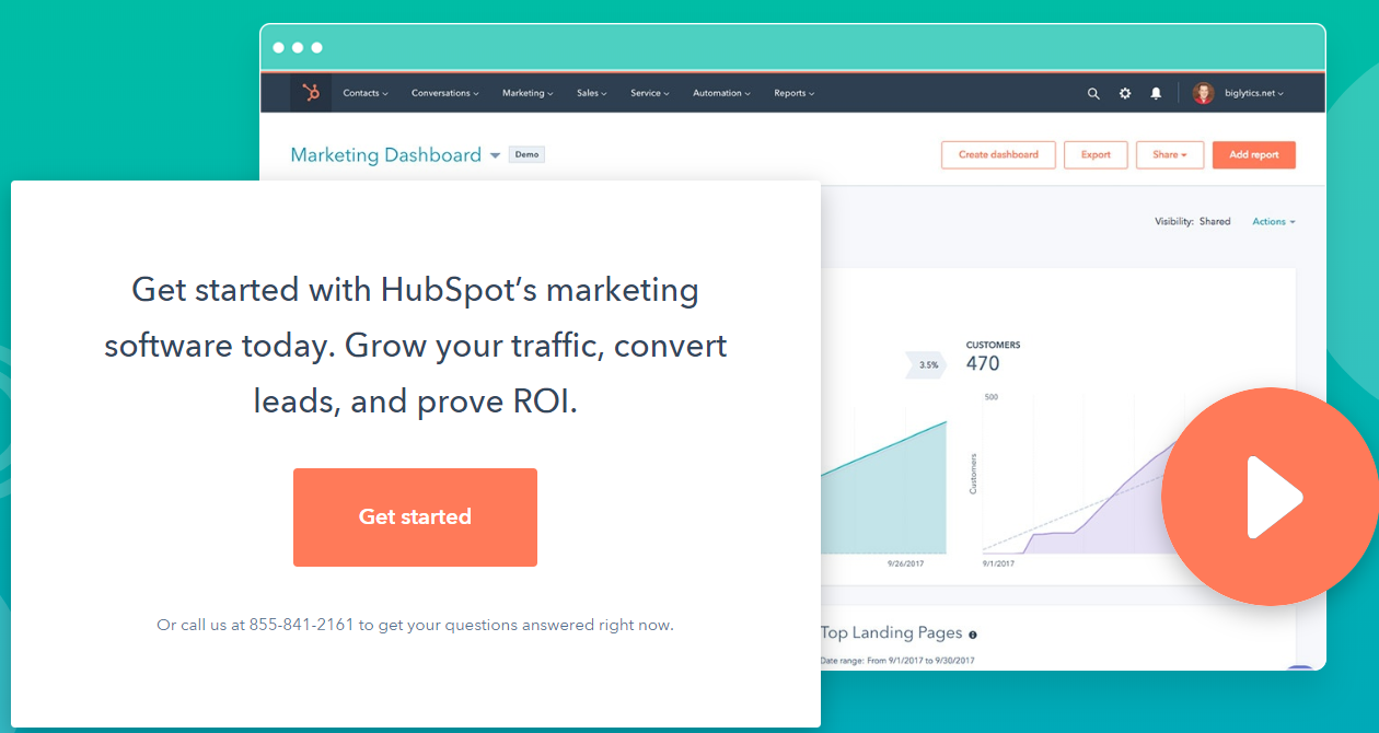 HubSpot Review - Marketing-Software für kleine Unternehmen