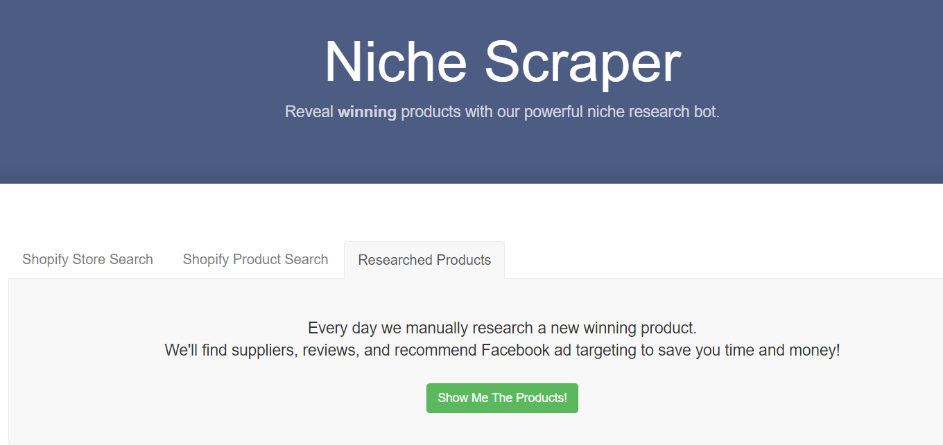 Niche Scraper Review- Hunt Winning Products