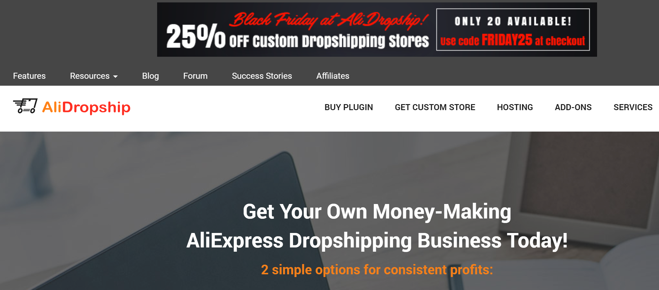 Alidropship black friday sale discount coupon