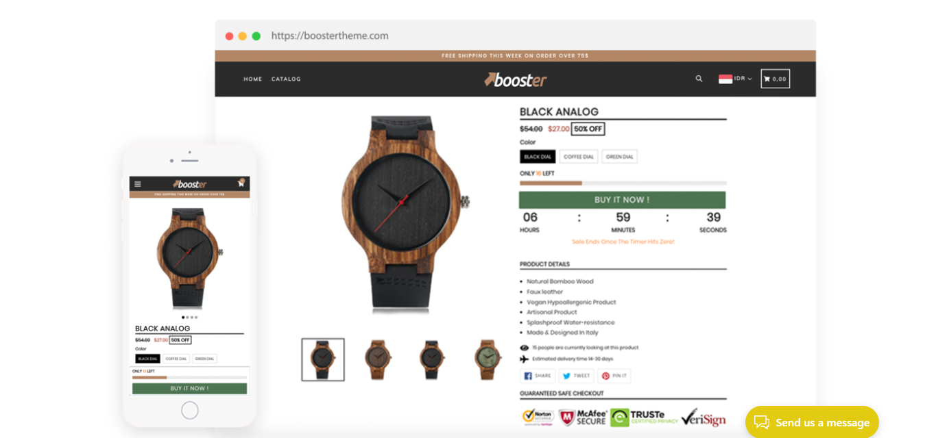 Beste Shopify-thema Booster: Booster Theme Review