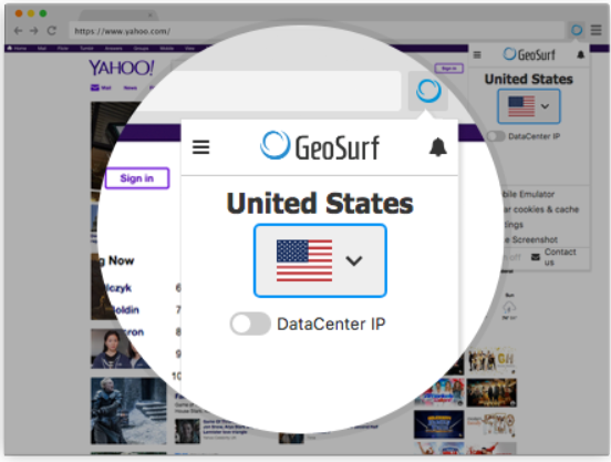 GeoSurf评论-GeoSurf工具栏