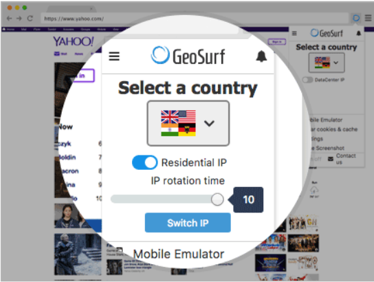 GeoSurf Review- Search Functions
